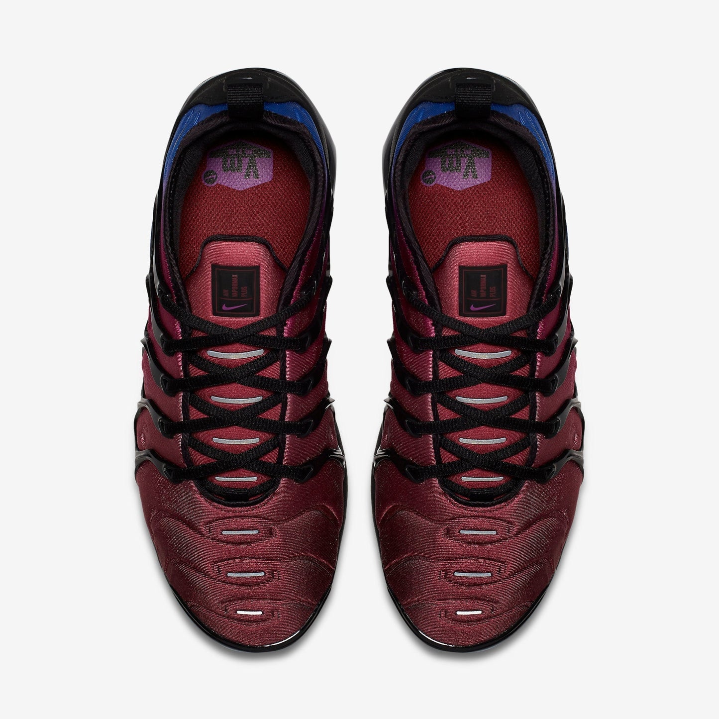 Air VaporMax Plus Black Team Red Hyper Violet